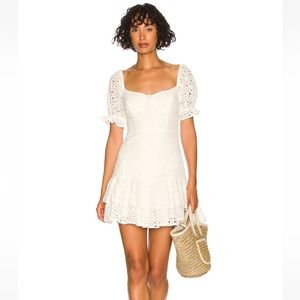 ASTR the Label Roseville Dress in White
